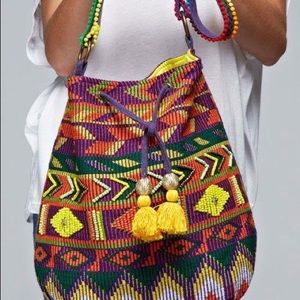 Tribal Beaded Bag